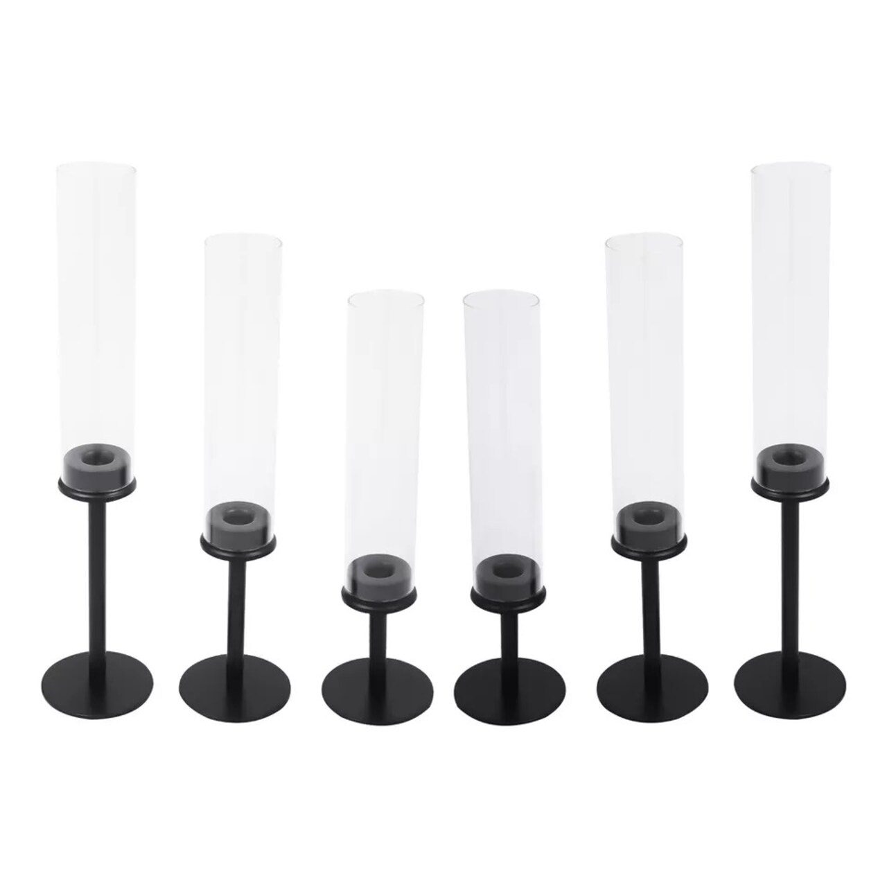 Candle Holder Metal Wind Proof Candle Stand For Wedding Christmas Decorative